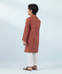 Like Father Like Son Rust Boys Kurta